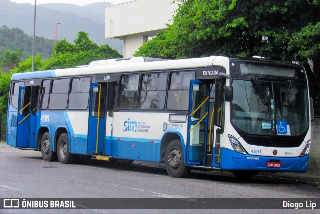 Insular Transportes Coletivos 45191 na cidade de Florianópolis, Santa Catarina, Brasil, por Diego Lip. Número da foto: #11294494.