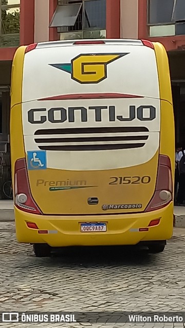 Empresa Gontijo de Transportes 21520 na cidade de Governador Valadares, Minas Gerais, Brasil, por Wilton Roberto. Número da foto: #11295151.
