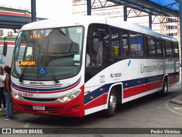 Empresa de Transportes Limousine Carioca RJ 129.031 na cidade de Duque de Caxias, Rio de Janeiro, Brasil, por Pedro Vinicius. ID da foto: 11294069.