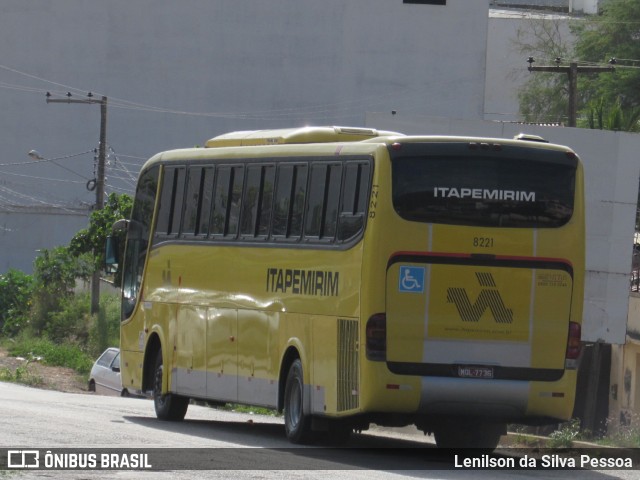 Viação Itapemirim 8221 na cidade de Taquaritinga do Norte, Pernambuco, Brasil, por Lenilson da Silva Pessoa. ID da foto: 11294910.