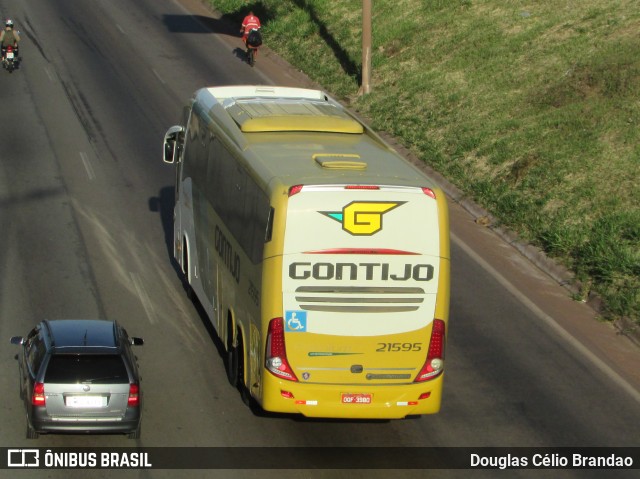 Empresa Gontijo de Transportes 21295 na cidade de Belo Horizonte, Minas Gerais, Brasil, por Douglas Célio Brandao. ID da foto: 11294005.