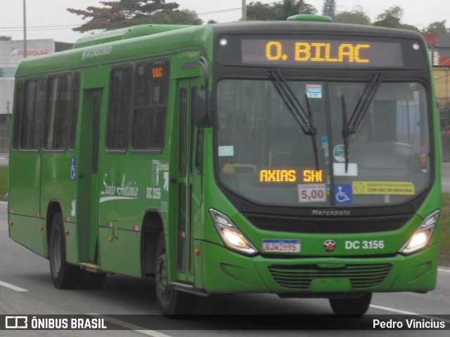 Transportes Santo Antônio DC 3.156 na cidade de Duque de Caxias, Rio de Janeiro, Brasil, por Pedro Vinicius. ID da foto: 11294072.