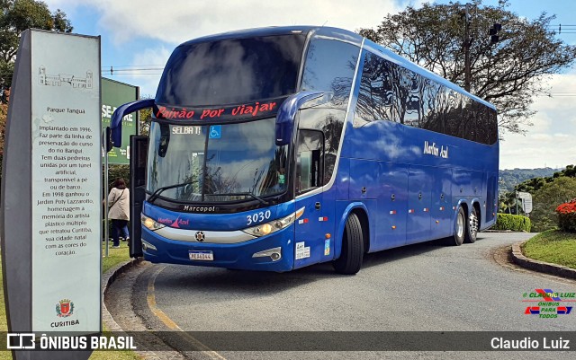Marlim Azul Turismo 3030 na cidade de Curitiba, Paraná, Brasil, por Claudio Luiz. Número da foto: #11297074.