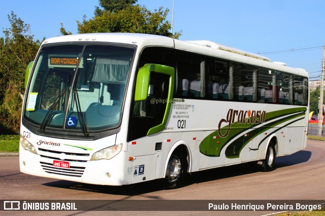 Viação Graciosa 021 na cidade de Curitiba, Paraná, Brasil, por Paulo Henrique Pereira Borges. Número da foto: #11295429.
