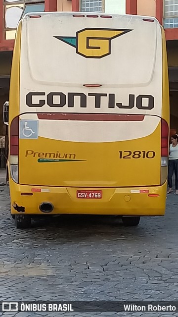 Empresa Gontijo de Transportes 12810 na cidade de Governador Valadares, Minas Gerais, Brasil, por Wilton Roberto. Número da foto: #11296714.