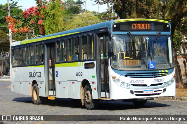 Expresso Glória 2108 na cidade de Valença, Rio de Janeiro, Brasil, por Paulo Henrique Pereira Borges. ID da foto: 11295451.