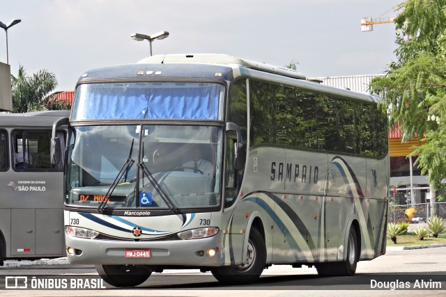 Viação Sampaio 730 na cidade de Mogi das Cruzes, São Paulo, Brasil, por Douglas Alvim. Número da foto: #11296142.