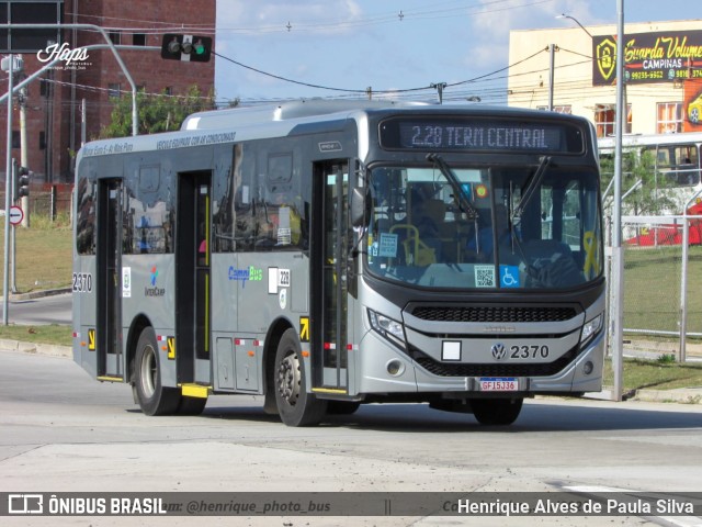 Expresso CampiBus 2370 na cidade de Campinas, São Paulo, Brasil, por Henrique Alves de Paula Silva. Número da foto: #11295903.