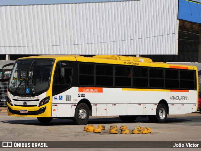 Viação Araguarina 3187 na cidade de Goiânia, Goiás, Brasil, por João Victor. Número da foto: #11296964.