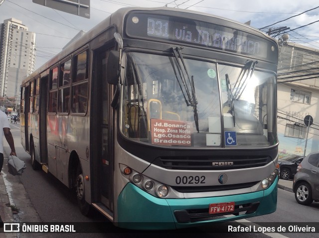 Auto Viação Urubupungá 00292 na cidade de Osasco, São Paulo, Brasil, por Rafael Lopes de Oliveira. Número da foto: #11297467.