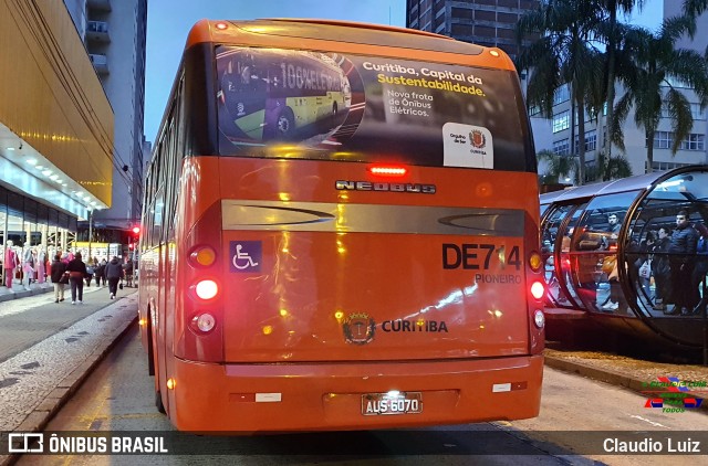 Cristo Rei > CCD Transporte Coletivo > SPE Via Mobilidade S/A DE714 na cidade de Curitiba, Paraná, Brasil, por Claudio Luiz. Número da foto: #11297054.