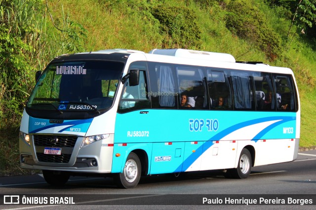 Top Rio Viagens e Turismo M103 na cidade de Piraí, Rio de Janeiro, Brasil, por Paulo Henrique Pereira Borges. ID da foto: 11295956.