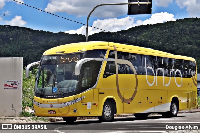 Brisa Ônibus 9112 na cidade de Juiz de Fora, Minas Gerais, Brasil, por Douglas Alvim. ID da foto: 11296614.