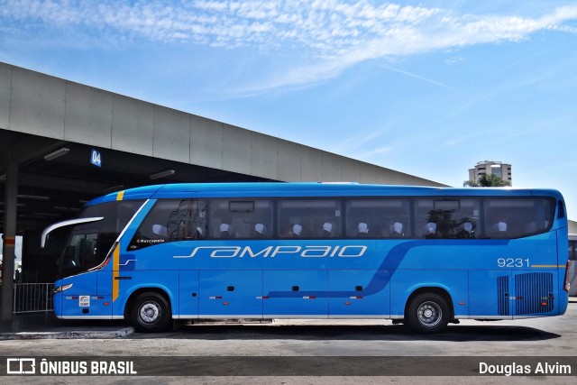 Viação Sampaio 9231 na cidade de Mogi das Cruzes, São Paulo, Brasil, por Douglas Alvim. ID da foto: 11296281.