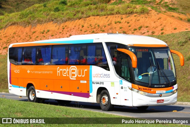 FretBus Fretamento e Turismo 4010 na cidade de Aparecida, São Paulo, Brasil, por Paulo Henrique Pereira Borges. Número da foto: #11298826.