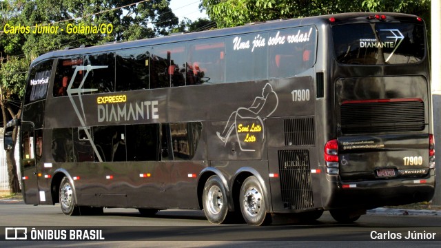 Expresso Diamante 17900 na cidade de Goiânia, Goiás, Brasil, por Carlos Júnior. ID da foto: 11299515.