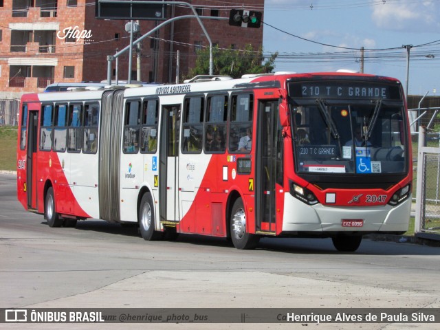 Itajaí Transportes Coletivos 2047 na cidade de Campinas, São Paulo, Brasil, por Henrique Alves de Paula Silva. Número da foto: #11300049.