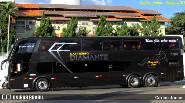 Expresso Diamante 17900 na cidade de Goiânia, Goiás, Brasil, por Carlos Júnior. ID da foto: 11299518.