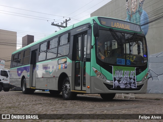 Laranjal Transportes 416 na cidade de Pelotas, Rio Grande do Sul, Brasil, por Felipe Alves. ID da foto: 11298711.