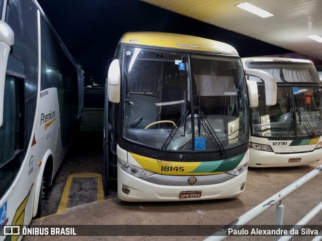 Empresa Gontijo de Transportes 18145 na cidade de Ribeirão Preto, São Paulo, Brasil, por Paulo Alexandre da Silva. Número da foto: #11298424.