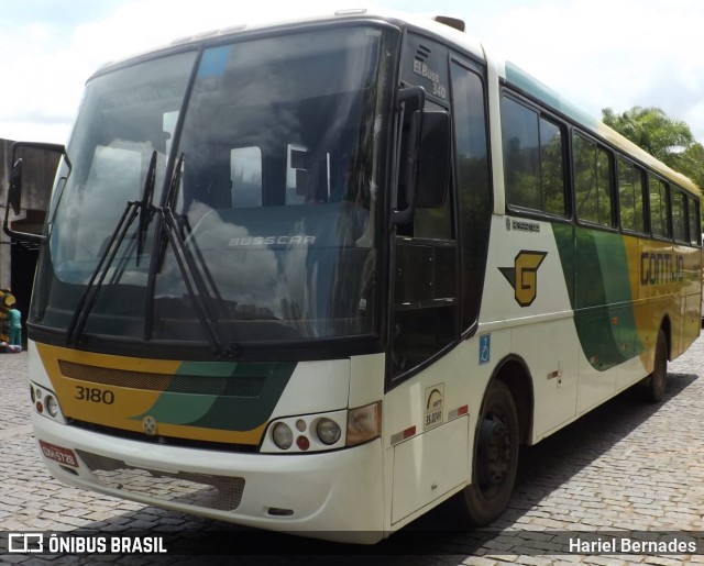 Empresa Gontijo de Transportes 3180 na cidade de Belo Horizonte, Minas Gerais, Brasil, por Hariel Bernades. ID da foto: 11300374.