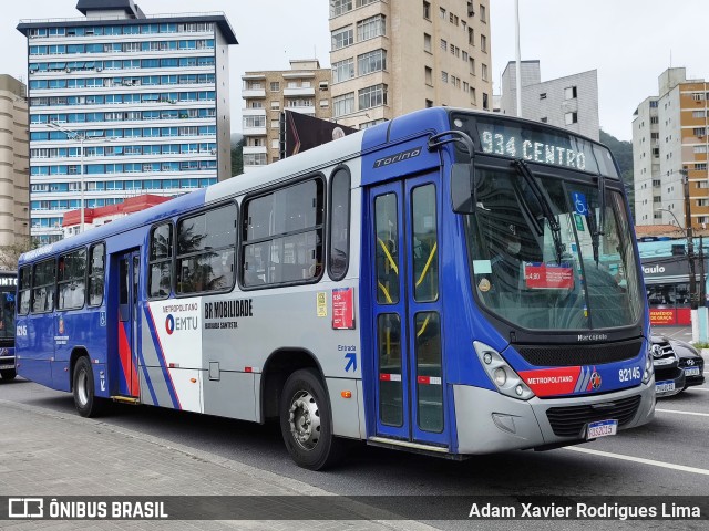 BR Mobilidade Baixada Santista 82145 na cidade de São Vicente, São Paulo, Brasil, por Adam Xavier Rodrigues Lima. Número da foto: #11298850.