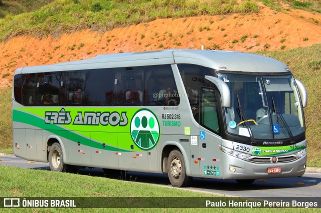 Turismo Três Amigos 2330 na cidade de Aparecida, São Paulo, Brasil, por Paulo Henrique Pereira Borges. ID da foto: 11298822.