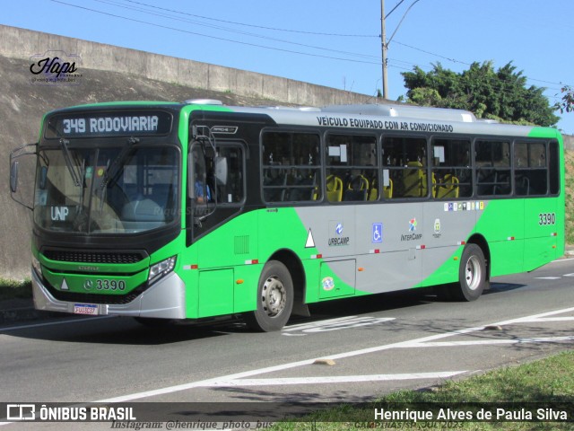 VB Transportes e Turismo 3390 na cidade de Campinas, São Paulo, Brasil, por Henrique Alves de Paula Silva. Número da foto: #11300033.