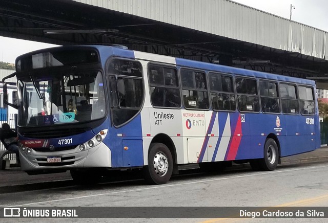 ATT - Alto Tietê Transportes 47.301 na cidade de Mogi das Cruzes, São Paulo, Brasil, por Diego Cardoso da Silva. Número da foto: #11300658.