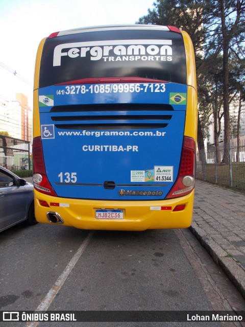 Fergramon Transportes 135 na cidade de Curitiba, Paraná, Brasil, por Lohan Mariano. ID da foto: 11300548.