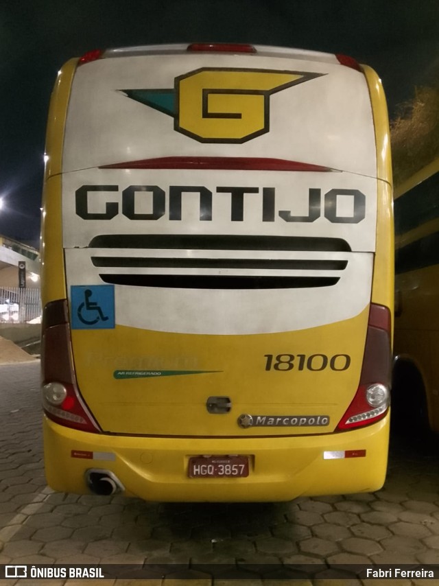 Empresa Gontijo de Transportes 18100 na cidade de Belo Horizonte, Minas Gerais, Brasil, por Fabri Ferreira. Número da foto: #11302125.