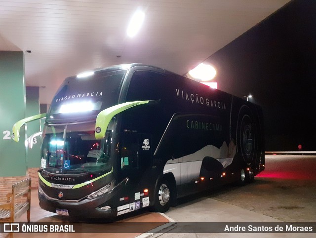 Viação Garcia 87059 na cidade de Santa Cruz do Rio Pardo, São Paulo, Brasil, por Andre Santos de Moraes. ID da foto: 11303529.