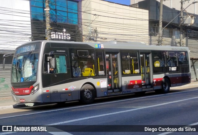 Viação Gatusa Transportes Urbanos 7 6927 na cidade de São Paulo, São Paulo, Brasil, por Diego Cardoso da Silva. Número da foto: #11300661.