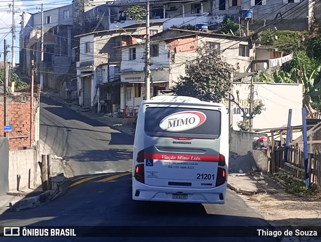 Viação Mimo 21201 na cidade de Franco da Rocha, São Paulo, Brasil, por Thiago de Souza. Número da foto: #11300831.