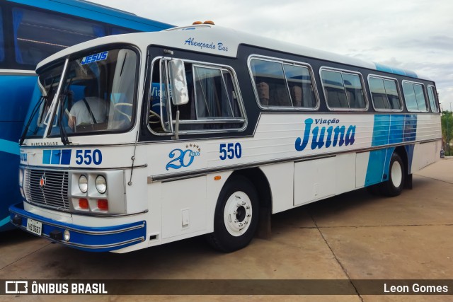 Viação Juína 550 na cidade de Cuiabá, Mato Grosso, Brasil, por Leon Gomes. ID da foto: 11302726.