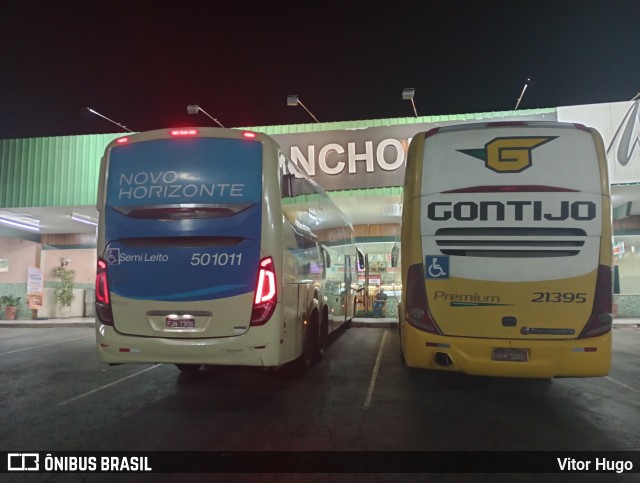 Viação Novo Horizonte 501011 na cidade de Caetanópolis, Minas Gerais, Brasil, por Vitor Hugo. Número da foto: #11301249.