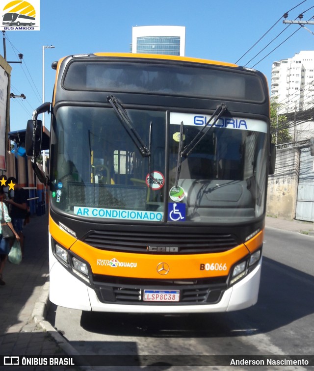 Expresso Nossa Senhora da Glória B06066 na cidade de Nova Iguaçu, Rio de Janeiro, Brasil, por Anderson Nascimento . ID da foto: 11300696.