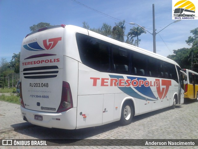 Viação Teresópolis RJ 203.048 na cidade de Guapimirim, Rio de Janeiro, Brasil, por Anderson Nascimento . ID da foto: 11300641.