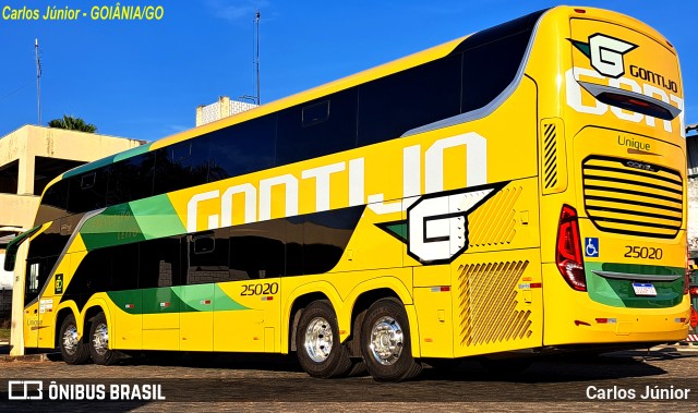Empresa Gontijo de Transportes 25020 na cidade de Goiânia, Goiás, Brasil, por Carlos Júnior. Número da foto: #11301280.