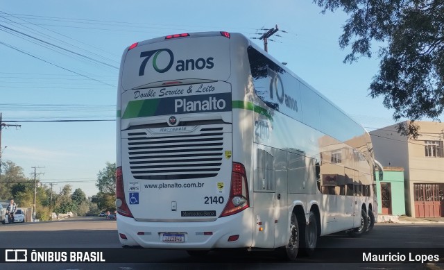 Planalto Transportes 2140 na cidade de Santiago, Rio Grande do Sul, Brasil, por Mauricio Lopes. ID da foto: 11301308.