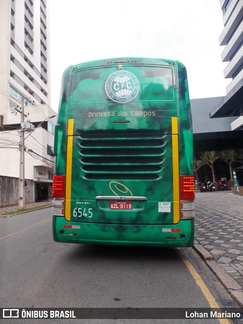 Expresso Princesa dos Campos 6545 na cidade de Curitiba, Paraná, Brasil, por Lohan Mariano. Número da foto: #11301924.