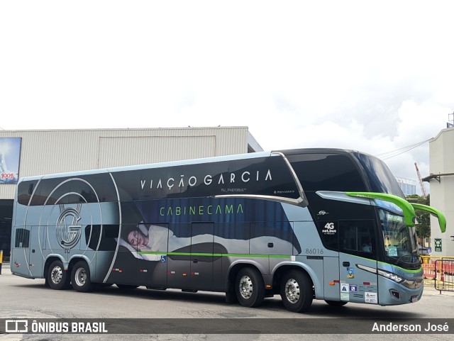 Viação Garcia 86016 na cidade de Rio de Janeiro, Rio de Janeiro, Brasil, por Anderson José. Número da foto: #11303687.