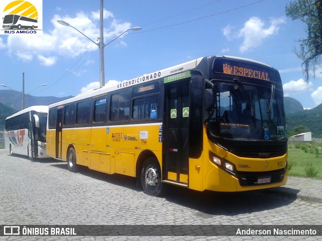 Real Auto Ônibus A41083 na cidade de Guapimirim, Rio de Janeiro, Brasil, por Anderson Nascimento . Número da foto: #11300626.