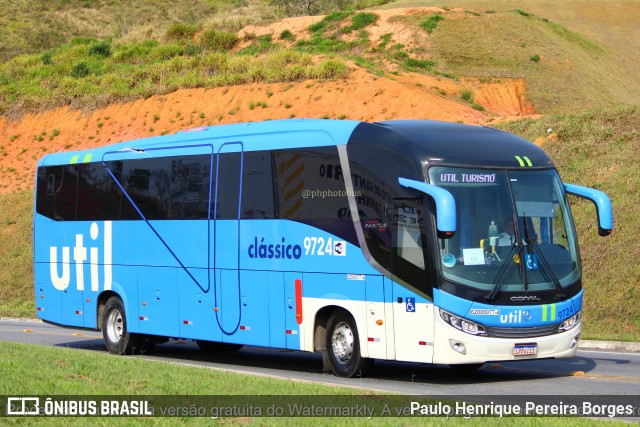 UTIL - União Transporte Interestadual de Luxo 9724 na cidade de Aparecida, São Paulo, Brasil, por Paulo Henrique Pereira Borges. Número da foto: #11306115.
