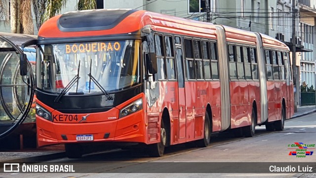 Viação Tamandaré KE704 na cidade de Curitiba, Paraná, Brasil, por Claudio Luiz. ID da foto: 11307069.