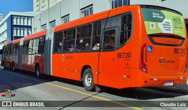 Transporte Coletivo Glória BE720 na cidade de Curitiba, Paraná, Brasil, por Claudio Luiz. Número da foto: #11305522.