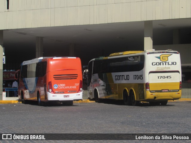 Empresa Gontijo de Transportes 17045 na cidade de Caruaru, Pernambuco, Brasil, por Lenilson da Silva Pessoa. ID da foto: 11306462.