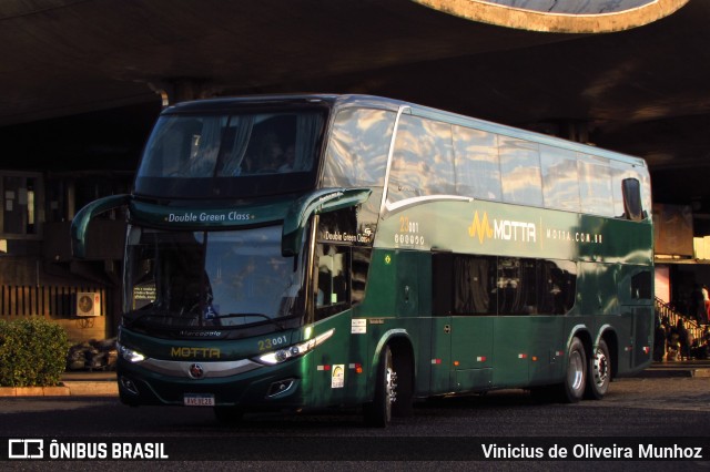 Viação Motta 23001 na cidade de Uberlândia, Minas Gerais, Brasil, por Vinicius de Oliveira Munhoz. Número da foto: #11307084.