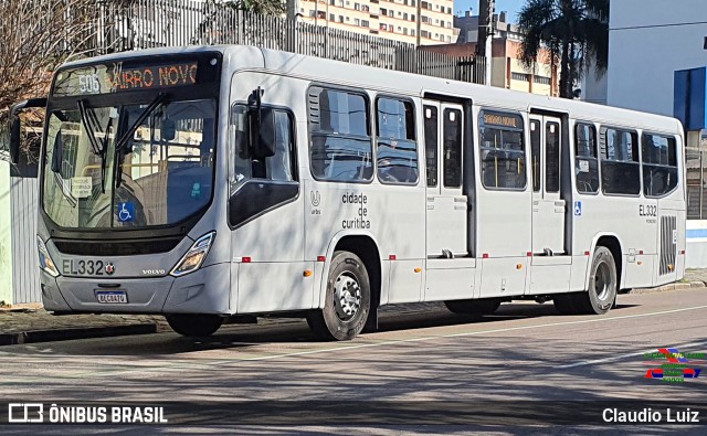 Auto Viação São José dos Pinhais EL332 na cidade de Curitiba, Paraná, Brasil, por Claudio Luiz. Número da foto: #11305422.