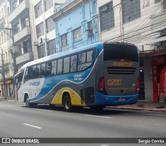 Aritur Transporte e Turismo 10200 na cidade de Vitória, Espírito Santo, Brasil, por Sergio Corrêa. Número da foto: #11303950.
